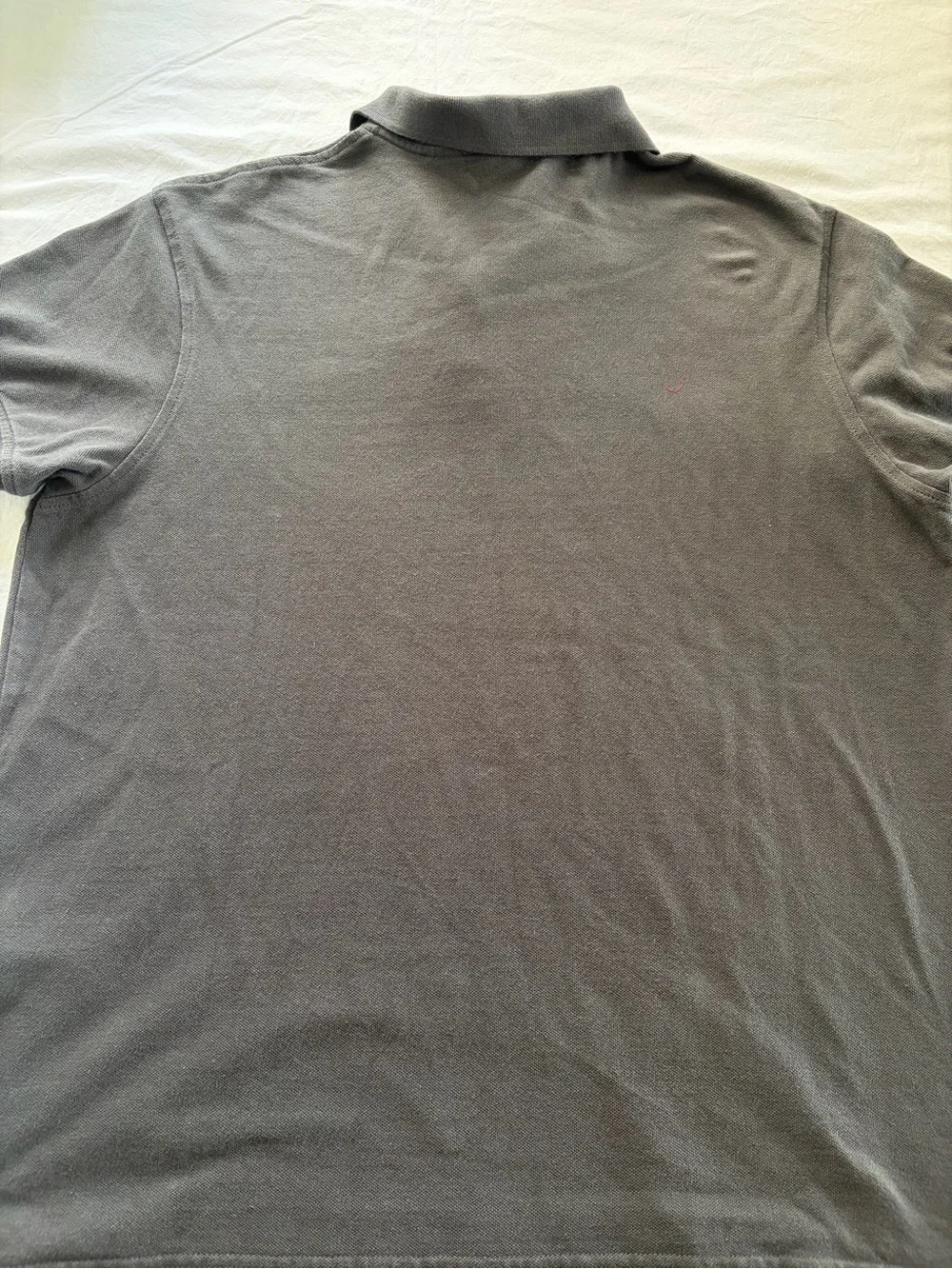 Levi's Men's Housemark Regular fit Charcoal Gray Polo with Red Logo Size XL
